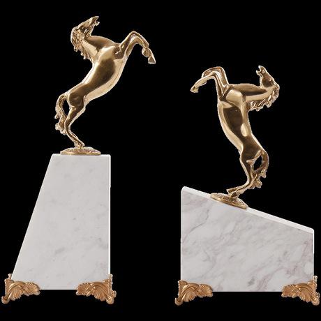 Keith Nordic Horse Ornaments (SET OF 2)